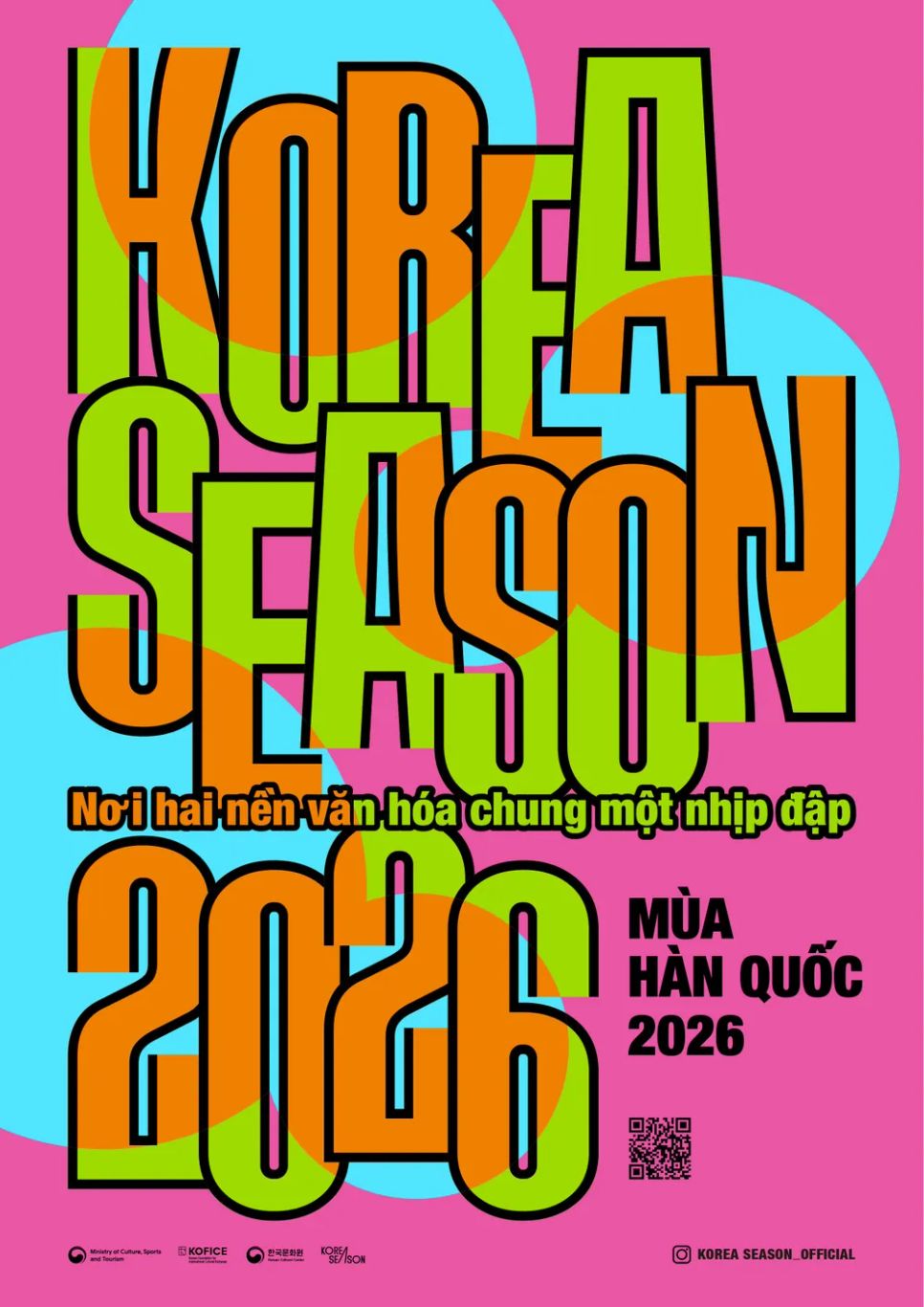 Poster Mùa Hàn Quốc 2026. Ảnh: TTVHHQ