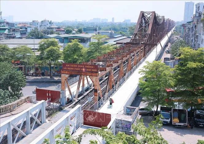 Cầu Long Biên sẵn sàng thông xe từ 0h ngày 28-5 Cầu Long Biên sẵn sàng thông xe từ 0h ngày 28-5