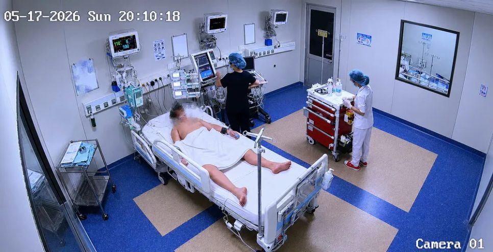 Thời điểm nhập viện, bệnh nhi nguy kịch. Ảnh: BVCC.