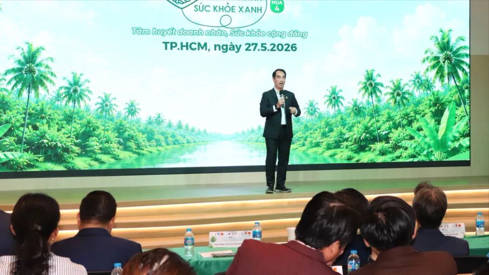 Đại diện YBA HCM chia sẻ thông tin về chương trình “Hành trình sức khỏe xanh” mùa 4