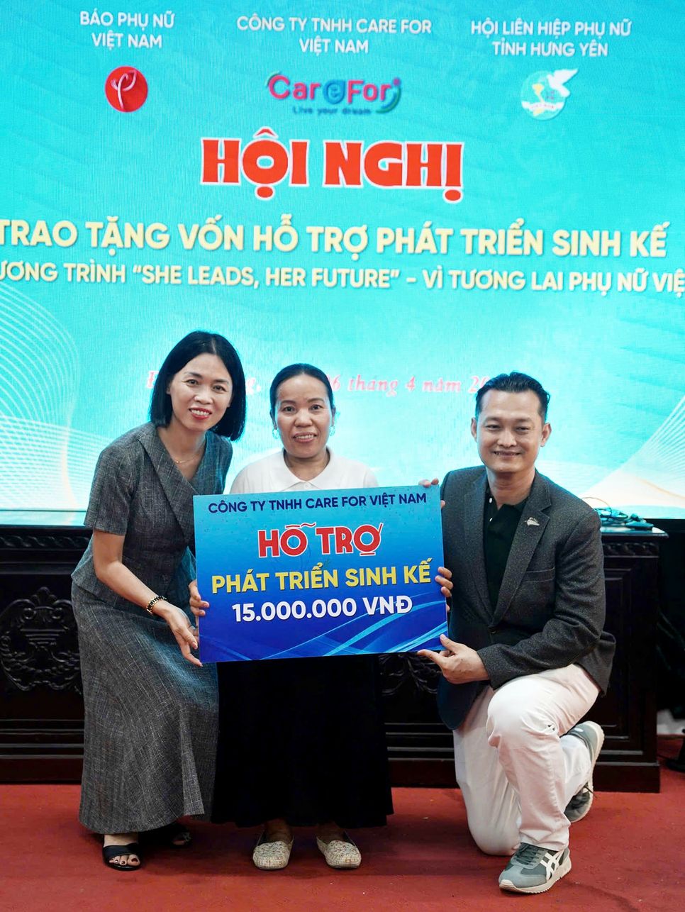 CFVN triển khai chương trình “She Leads, Her Future” - Vì tương lai phụ nữ Việt, hướng đến việc hỗ trợ phụ nữ phát triển năng lực kinh tế và từng bước tự chủ hơn trong cuộc sống.