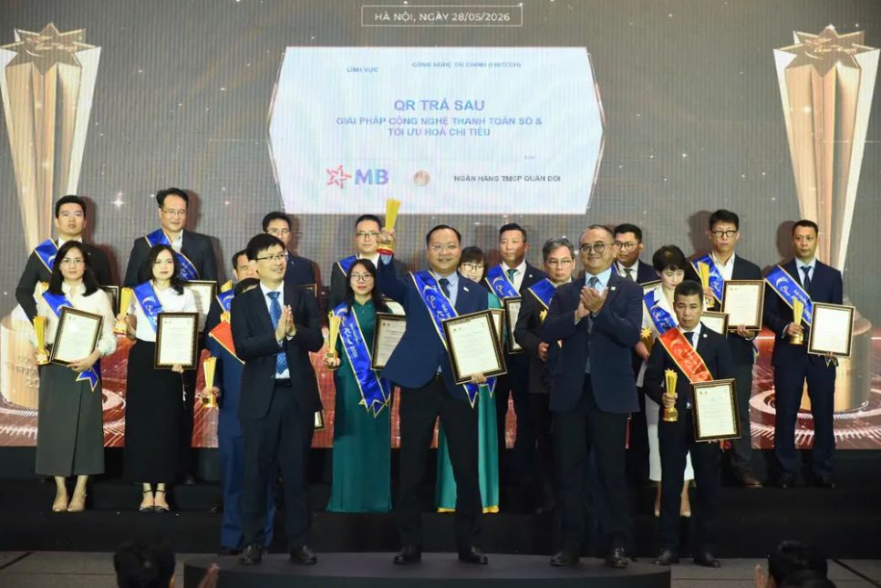 MB nhận 5 giải thưởng Sao Khuê 2026 MB nhận 5 giải thưởng Sao Khuê 2026
