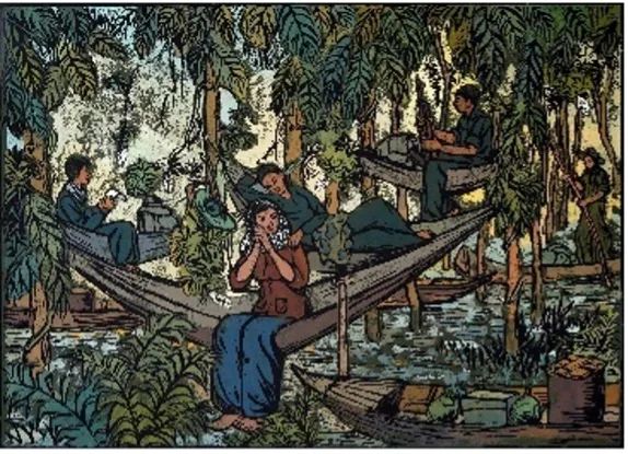 Một số tác phẩm trưng bày trong chuyên đề
