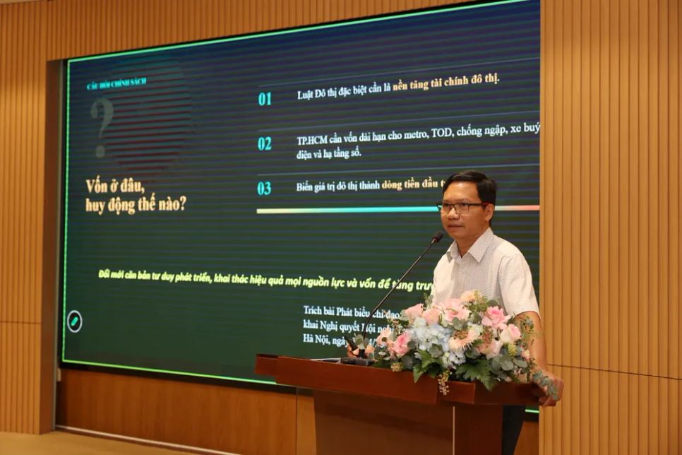 Luật Đô thị đặc biệt cần trao quyền chủ động tài chính cho TPHCM