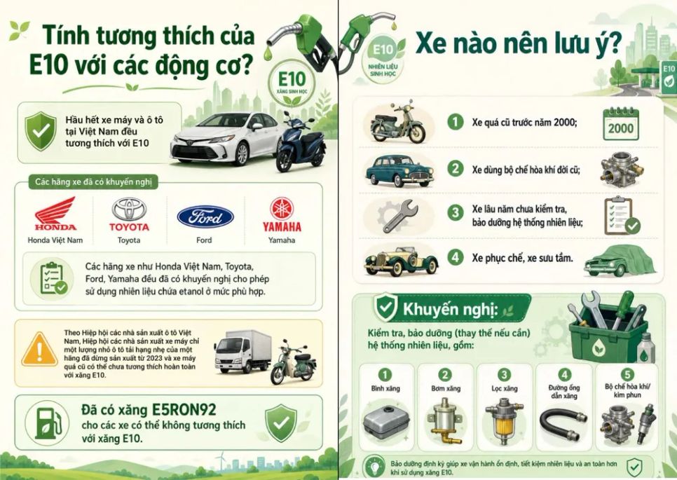 Bộ Công thương giải đáp lo ngại về xăng E10 Bộ Công thương giải đáp lo ngại về xăng E10