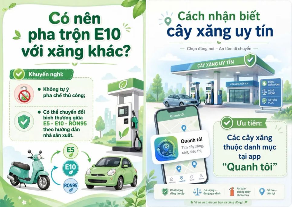 Bộ Công thương giải đáp lo ngại về xăng E10 Bộ Công thương giải đáp lo ngại về xăng E10