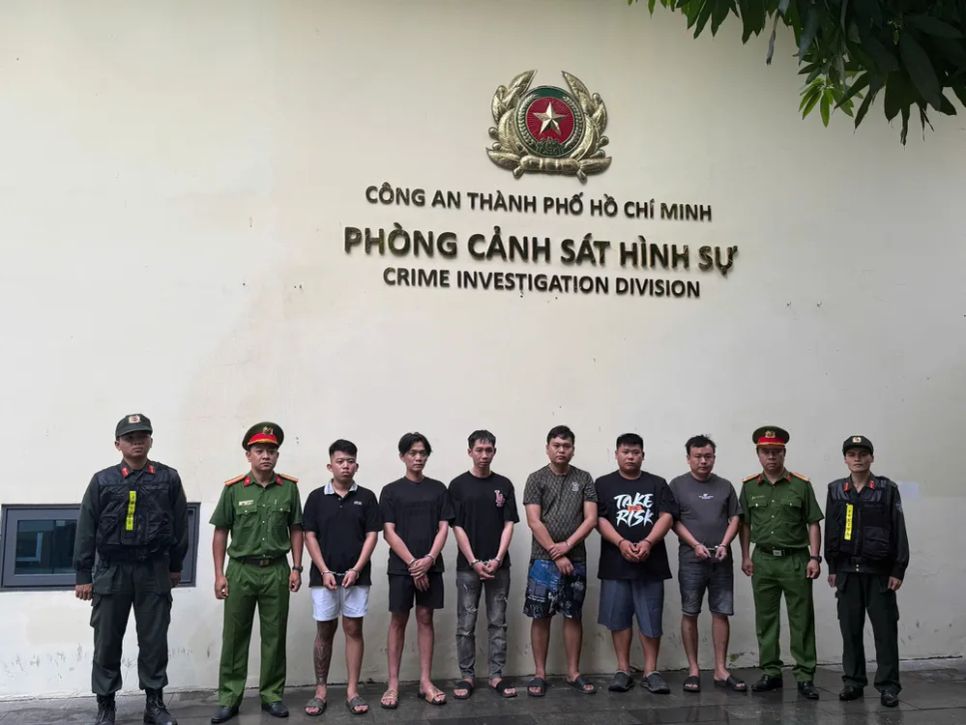 Các đối tượng cướp tiệm vàng bị bắt giữ Các đối tượng cướp tiệm vàng bị bắt giữ