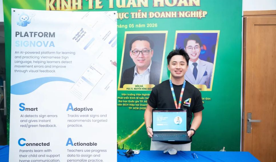 Không gian trưng bày Top 11 dự án xuất sắc tại Cardano SEA Hackathon 2026