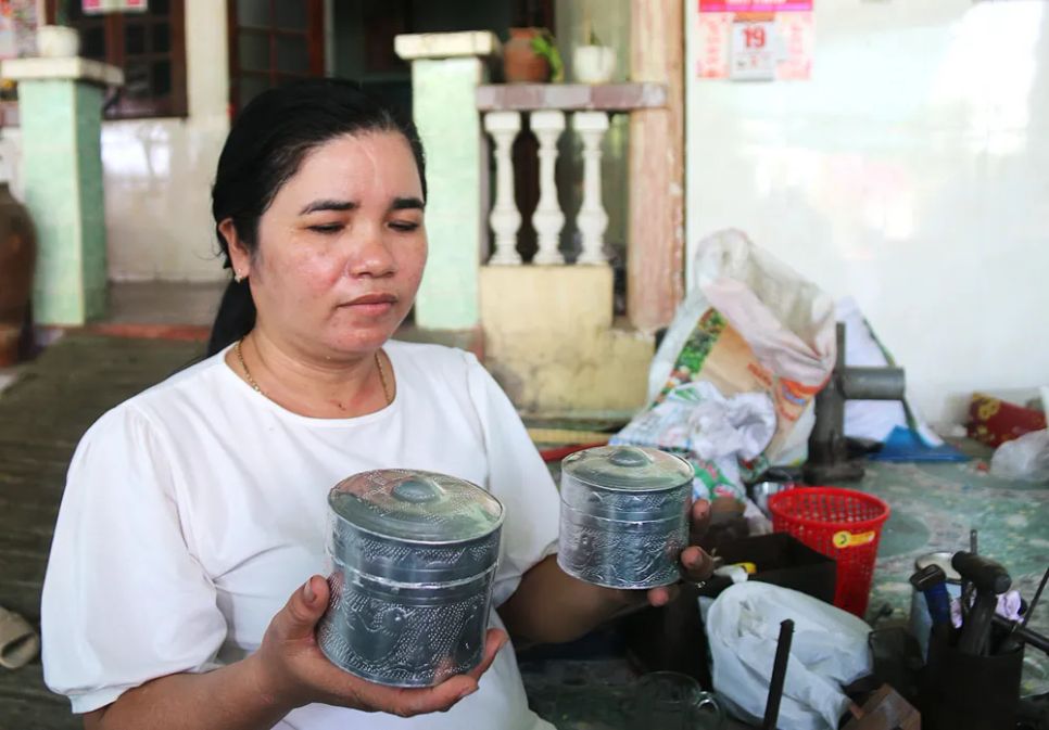 Những sản phẩm hoàn thiện. Ảnh: TIẾN THẮNG