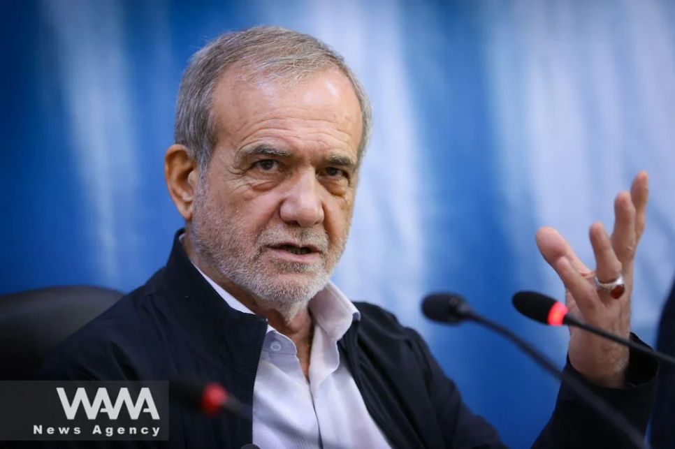 Tổng thống Iran Masoud Pezeshkian. Ảnh: WANA