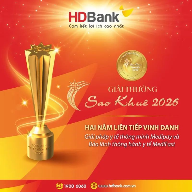 MediPay và MediFast của HDBank xuất sắc vượt qua nhiều đề cử để được vinh danh là giải pháp tối ưu nhất ở hạng mục Công nghệ tài chính (Fintech). MediPay và MediFast của HDBank xuất sắc vượt qua nhiều đề cử để được vinh danh là giải pháp tối ưu nhất ở hạng mục Công nghệ tài chính (Fintech).