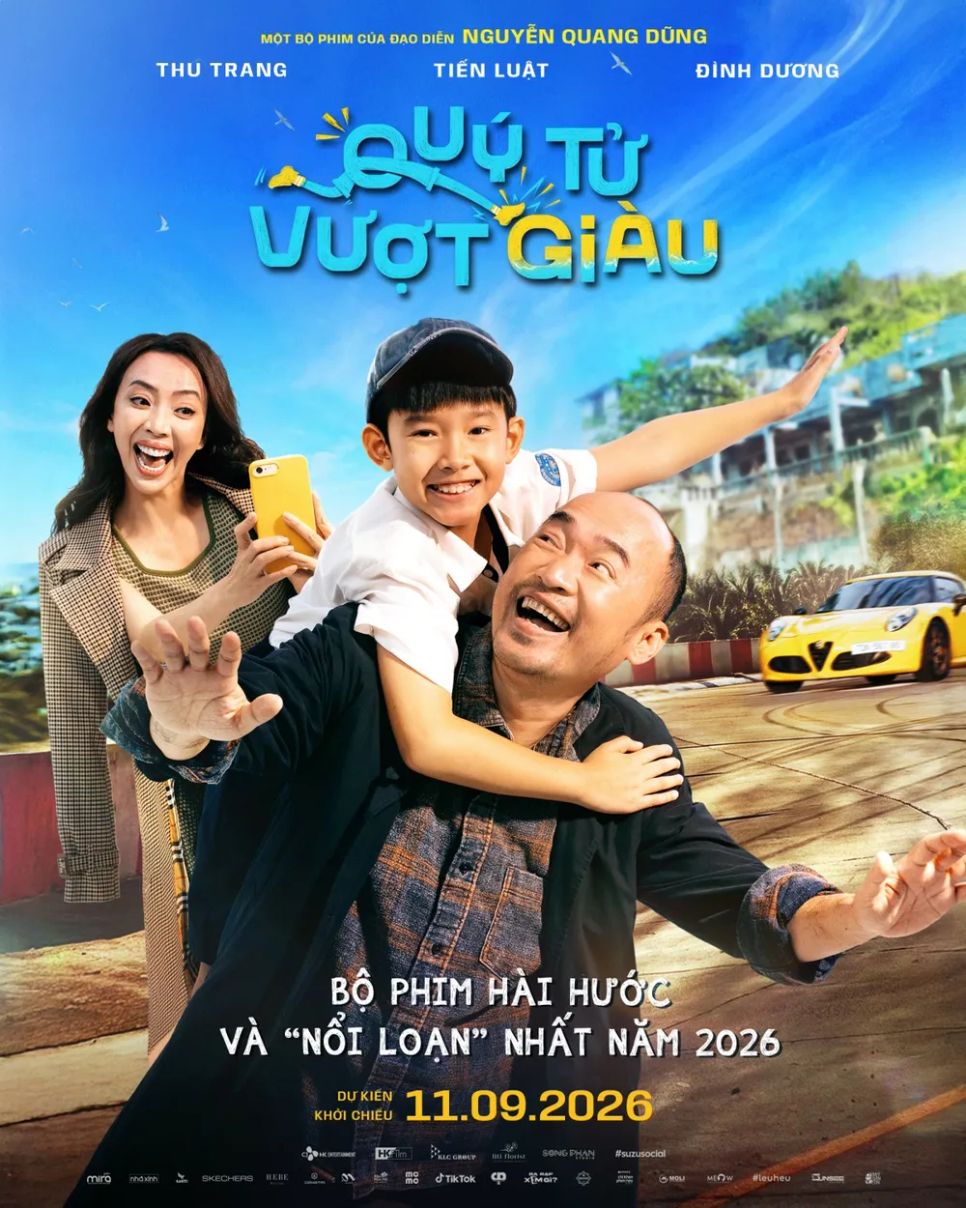 First look poster phim Quý tử vượt giàu. Ảnh: ĐPCC