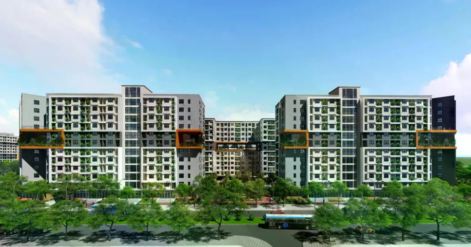 Nhà ở xã hội CT3 Kim Chung. (Nguồn: Viglacera)