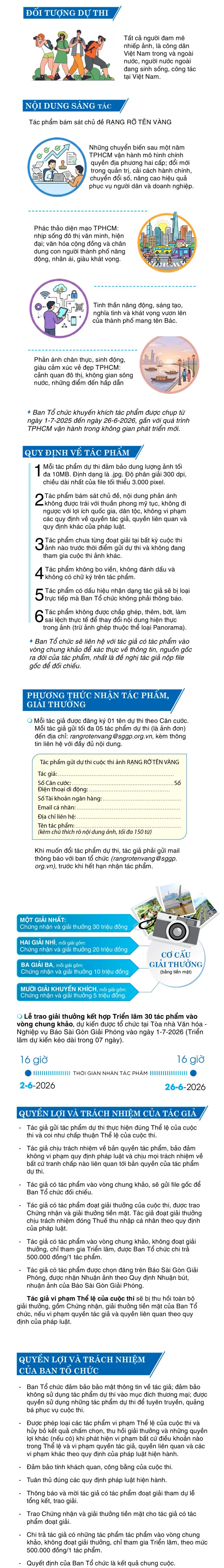 Thể lệ cuộc thi ảnh RẠNG RỠ TÊN VÀNG