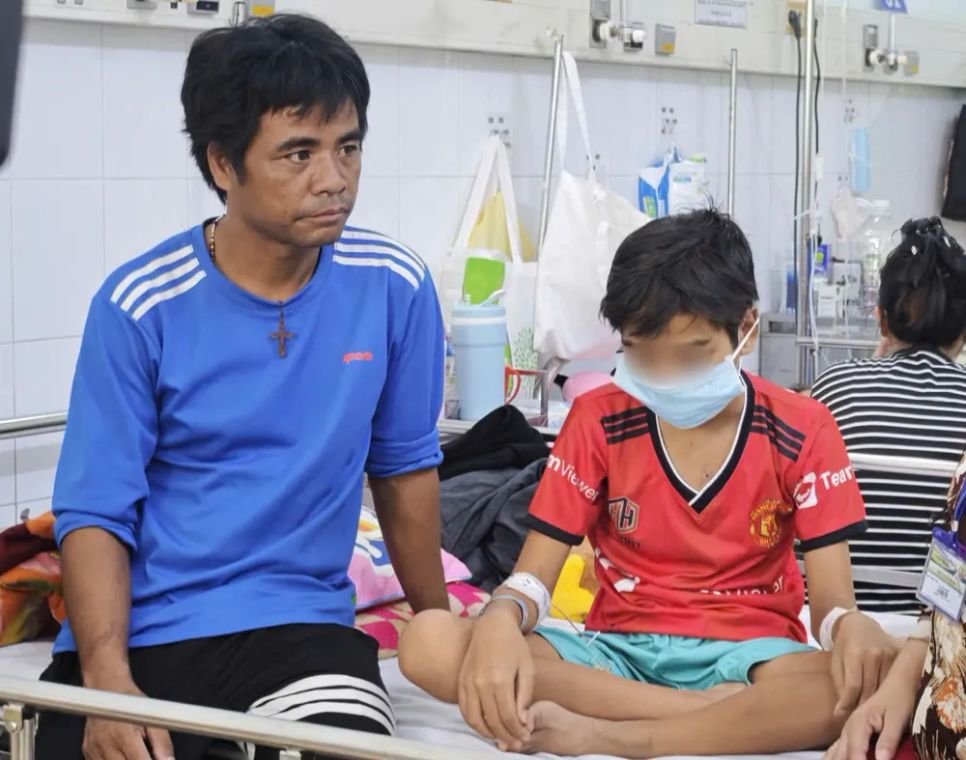 Bệnh nhi R.C.K. hiện được theo dõi sát sao tại Bệnh viện Nhi đồng 2 TPHCM.