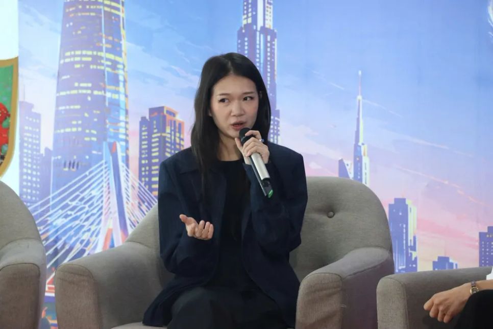 <i>DOP Nguyễn Phan Linh Đan. Ảnh: V.HÀ</i>