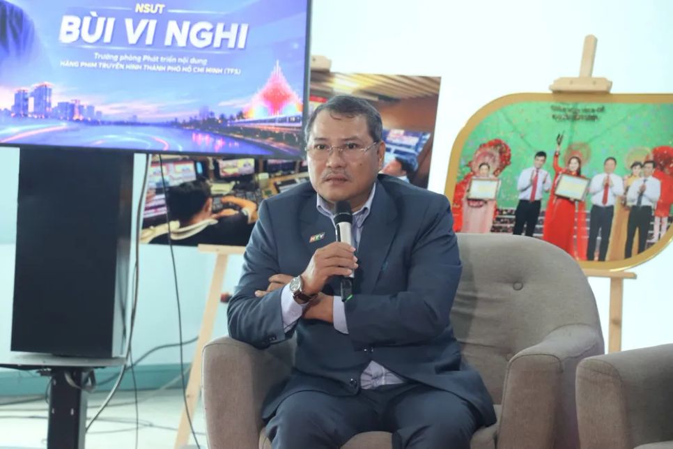 <i>NSƯT Bùi Vi Nghi. Ảnh: V.HÀ</i>