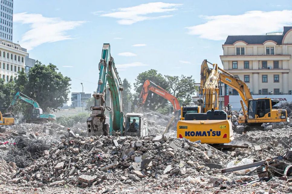 Giải phóng mặt bằng 'thần tốc', Hà Nội 'hụt hơi' xử lý phế thải Giải phóng mặt bằng 'thần tốc', Hà Nội 'hụt hơi' xử lý phế thải