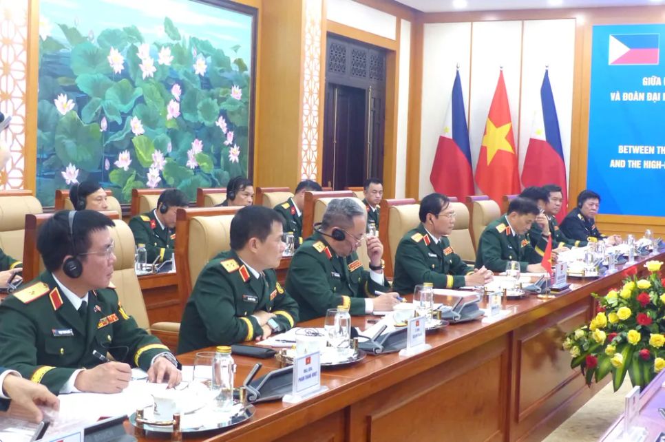 Các đại biểu phía Việt Nam tham gia hội đàm. Ảnh: TRẦN BÌNH Các đại biểu phía Việt Nam tham gia hội đàm. Ảnh: TRẦN BÌNH
