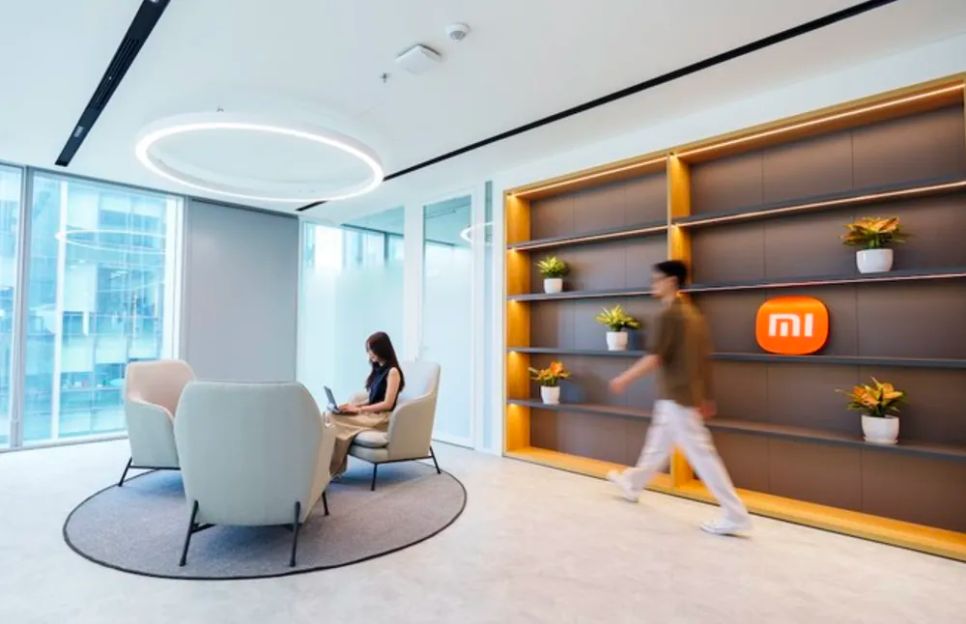 Một góc không gian văn phòng làm việc của Xiaomi tại TPHCM