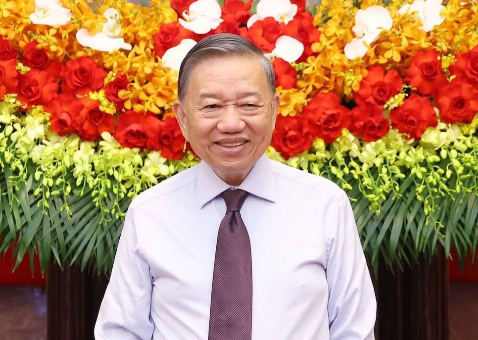 <span>Tổng Bí thư, Chủ tịch nước Tô Lâm phát biểu tại cuộc gặp mặt 101 nhà báo tiêu biểu đoạt Giải báo chí quốc gia qua các năm nhân kỷ niệm 101 năm Ngày Báo chí cách mạng Việt Nam ngày 16/6/2026 - Ảnh TTXVN</span>