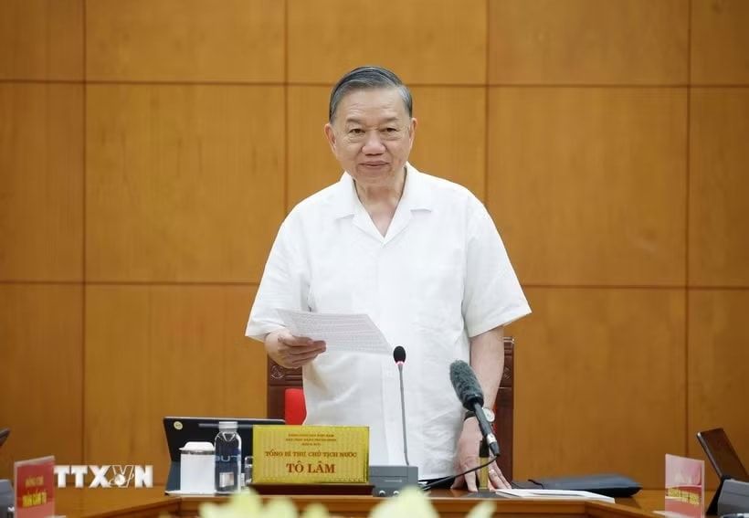 Tổng Bí thư, Chủ tịch nước Tô Lâm phát biểu. Ảnh: Thống Nhất/TTXVN Tổng Bí thư, Chủ tịch nước Tô Lâm phát biểu. Ảnh: Thống Nhất/TTXVN