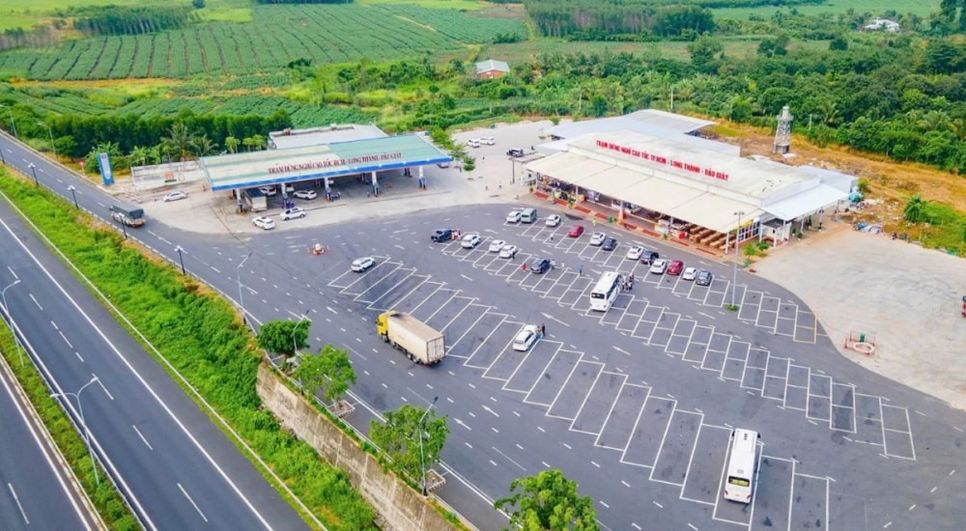 Trạm dừng nghỉ cao tốc Bắc - Nam chậm tiến độ có thể bị thu hồi dự án. Ảnh: VGP Trạm dừng nghỉ cao tốc Bắc - Nam chậm tiến độ có thể bị thu hồi dự án. Ảnh: VGP