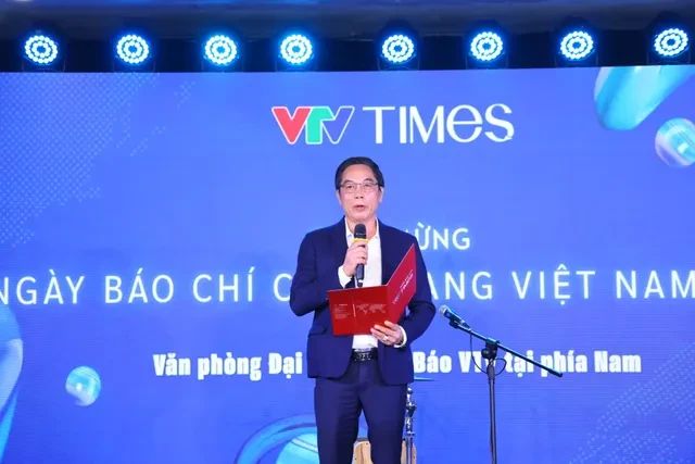 Ông Nguyễn Trọng Ninh - Phó Tổng Biên tập Thời báo VTV (VTV Times) phát biểu tại lễ bế mạc