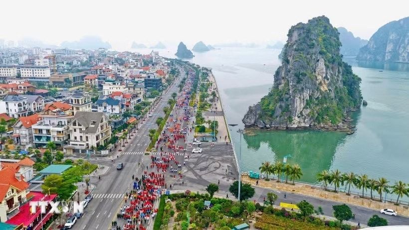 Trung tâm tỉnh Quảng Ninh. Ảnh: TTXVN