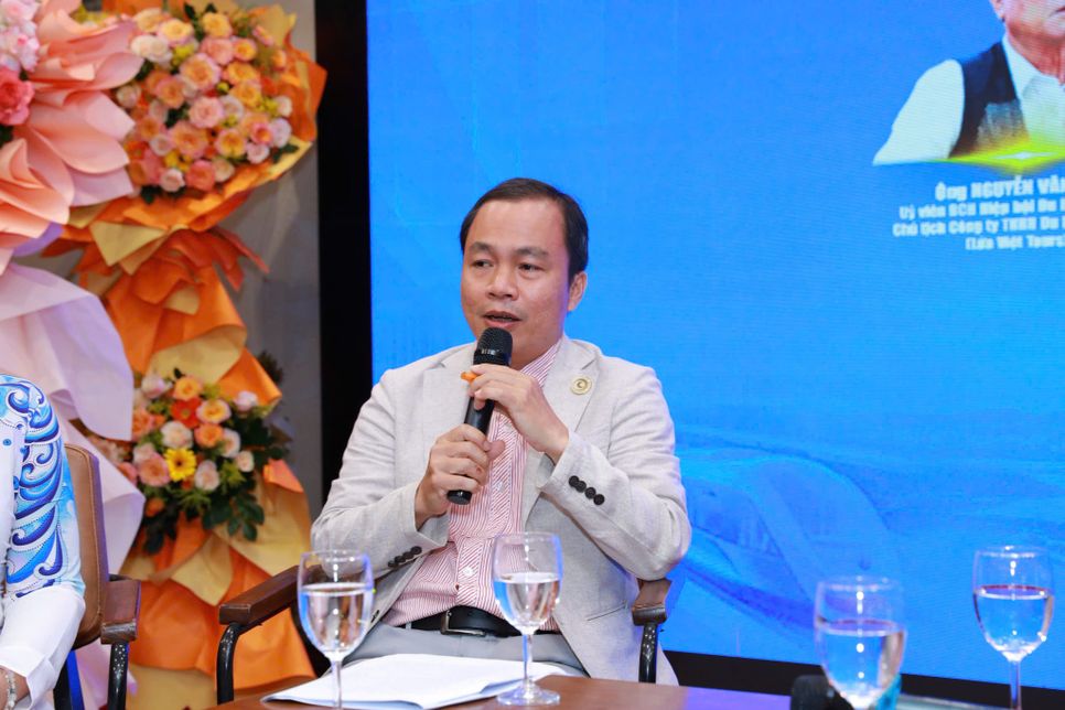 Ông Lại Minh Tú - Trưởng chi nhánh Hiệp hội Phát triển Công nghiệp Văn hoá Việt Nam tại TP.HCM - Ảnh: Hoàng Chương
