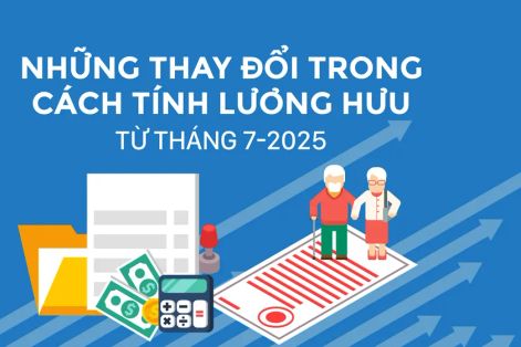 Những thay đổi trong cách tính lương hưu từ tháng 7-2025