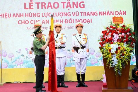 Cục An ninh đối ngoại nhận danh hiệu Anh hùng Lực lượng vũ trang nhân dân