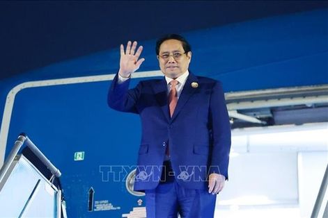 Thủ tướng Phạm Minh Ch&#237;nh trở về H&#224; Nội, kết th&#250;c tốt đẹp chuyến c&#244;ng t&#225;c tại L&#224;o