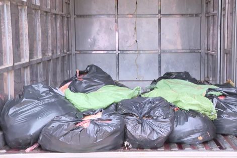 Phát hiện điểm tập kết hơn 2 tấn thịt vịt hôi thối tại phường Bến Cát