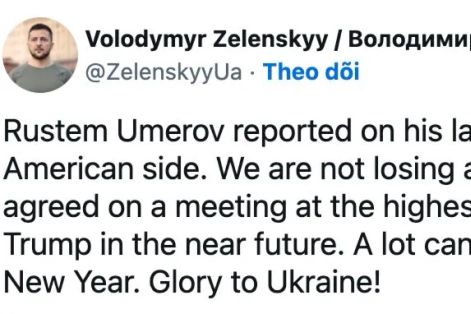 Tổng thống Ukraine hé lộ cuộc gặp sắp tới với Tổng thống Mỹ 