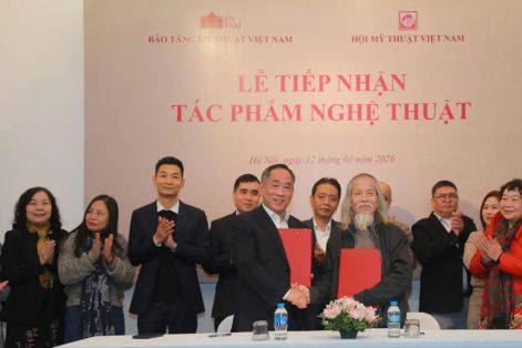Bảo tàng Mỹ thuật Việt Nam tiếp nhận 979 tác phẩm mỹ thuật