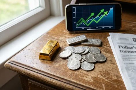 Vàng lại lập kỷ lục, bạc trở thành kênh trú ẩn mới