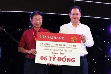 Agribank ủng hộ 6 tỷ đồng hỗ trợ người nghèo TPHCM 