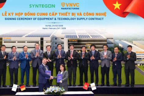 VNVC ký hợp đồng mua dây chuyền sản xuất vaccine công suất lớn từ Đức