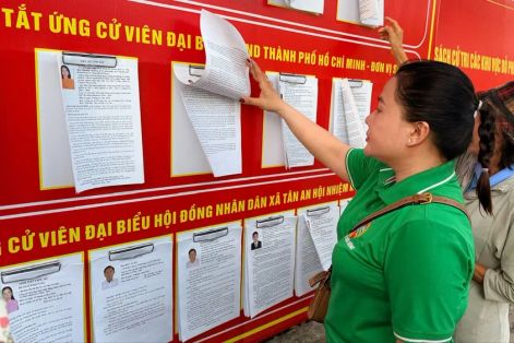 Cử tri TPHCM gửi niềm tin vào những nữ ứng cử viên