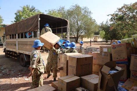Bệnh viện Dã chiến Việt Nam hỗ trợ hơn 1 tấn vật tư y tế cho Bệnh viện Bentiu