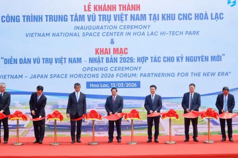 Khánh thành Trung tâm Vũ trụ Việt Nam