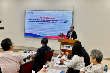 HUTECH tổ chức hội thảo khoa học về pháp luật trọng tài thương mại quốc tế