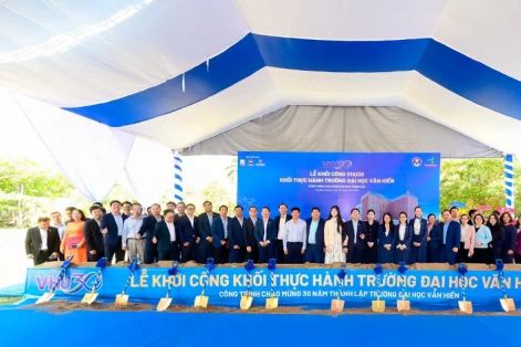 Trường Đại học Văn Hiến khởi công Khối Thực hành VHU30