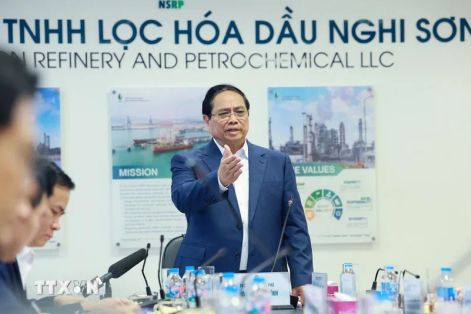 Thủ tướng: Nhà máy lọc hóa dầu Nghi Sơn phải đa dạng hóa nguồn cung