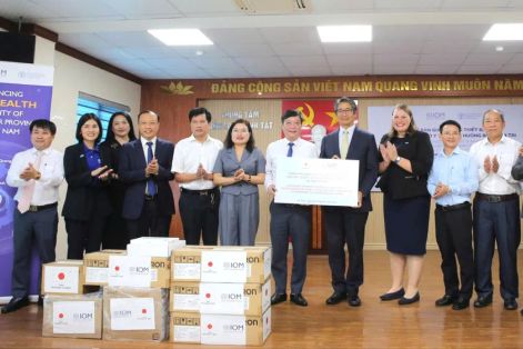 Hà Tĩnh tiếp nhận nguồn viện trợ y tế trị giá 2,28 tỷ đồng