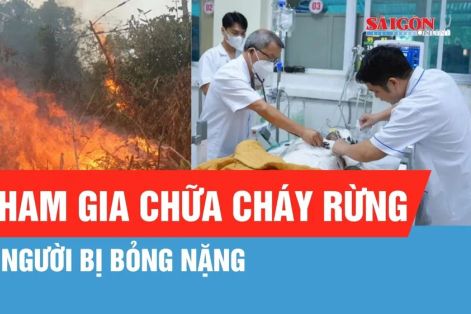Điện Biên: Thăm hỏi, hỗ trợ 3 bệnh nhân bị bỏng nặng khi tham gia chữa cháy rừng