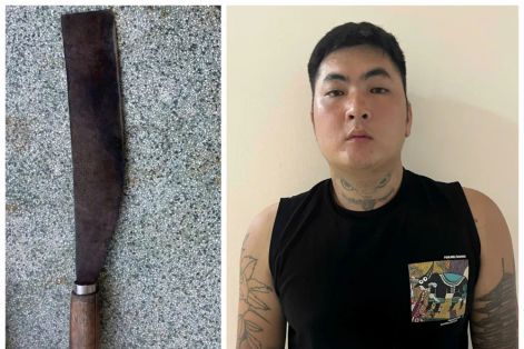 Bắt tạm giam đối tượng mang dao đến chém người tại nhà riêng 