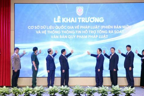 Khai trương Cơ sở dữ liệu quốc gia về pháp luật phiên bản mới