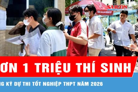 Đã có hơn 1 triệu thí sinh đăng ký dự thi tốt nghiệp THPT năm 2026